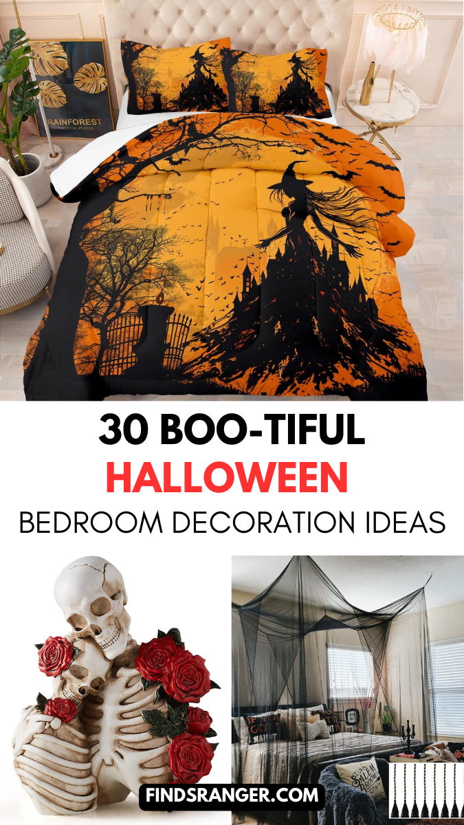 halloween bedroom decor